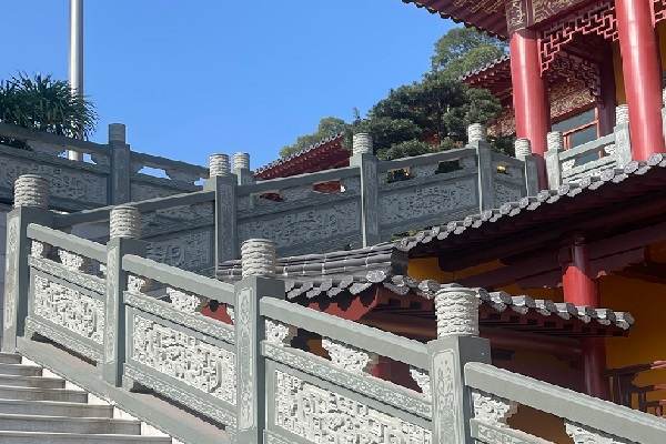 大连园林景观花岗岩栏杆定制 案例 2